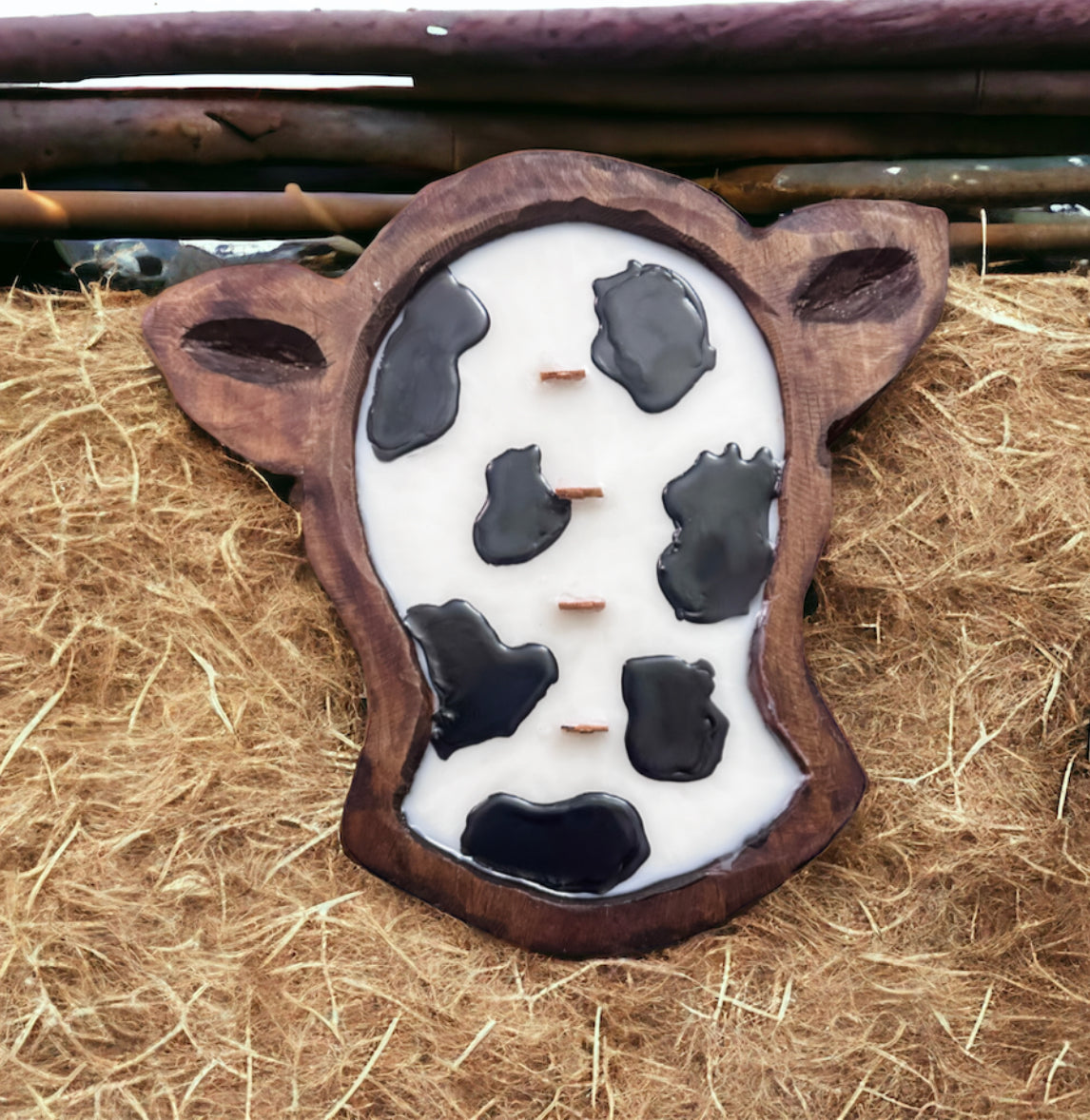 *PRE ORDER* Large Cow Head Candle