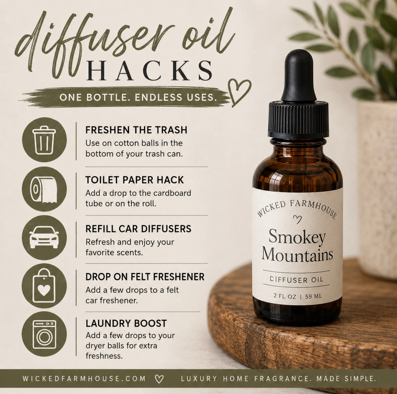 Diffuser + Dryer Ball Oil