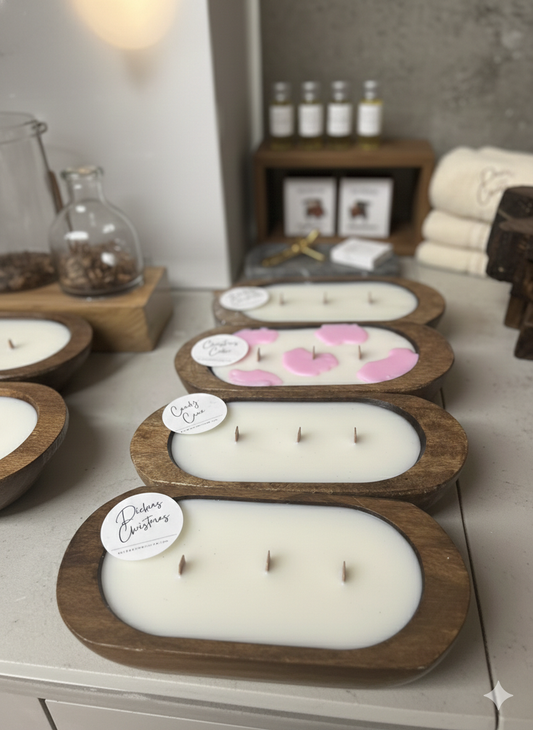 Mini Dough Bowl Candle